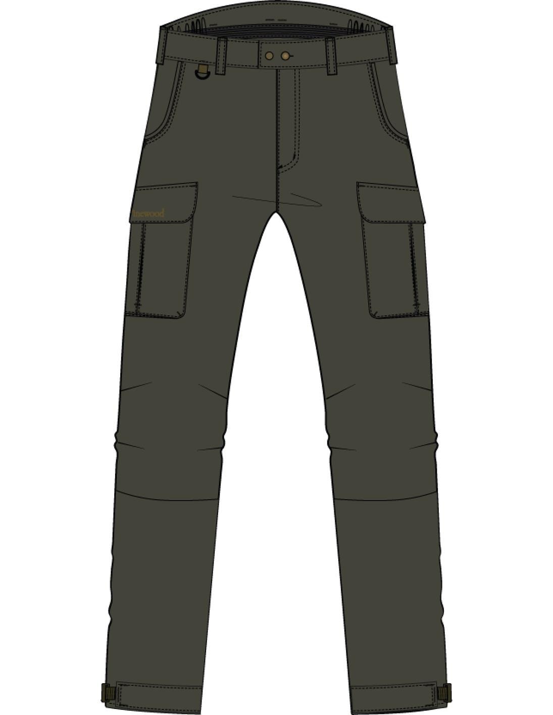 Pinewood Furudal Exp Hunting Byxor Herr Dark Moss Green