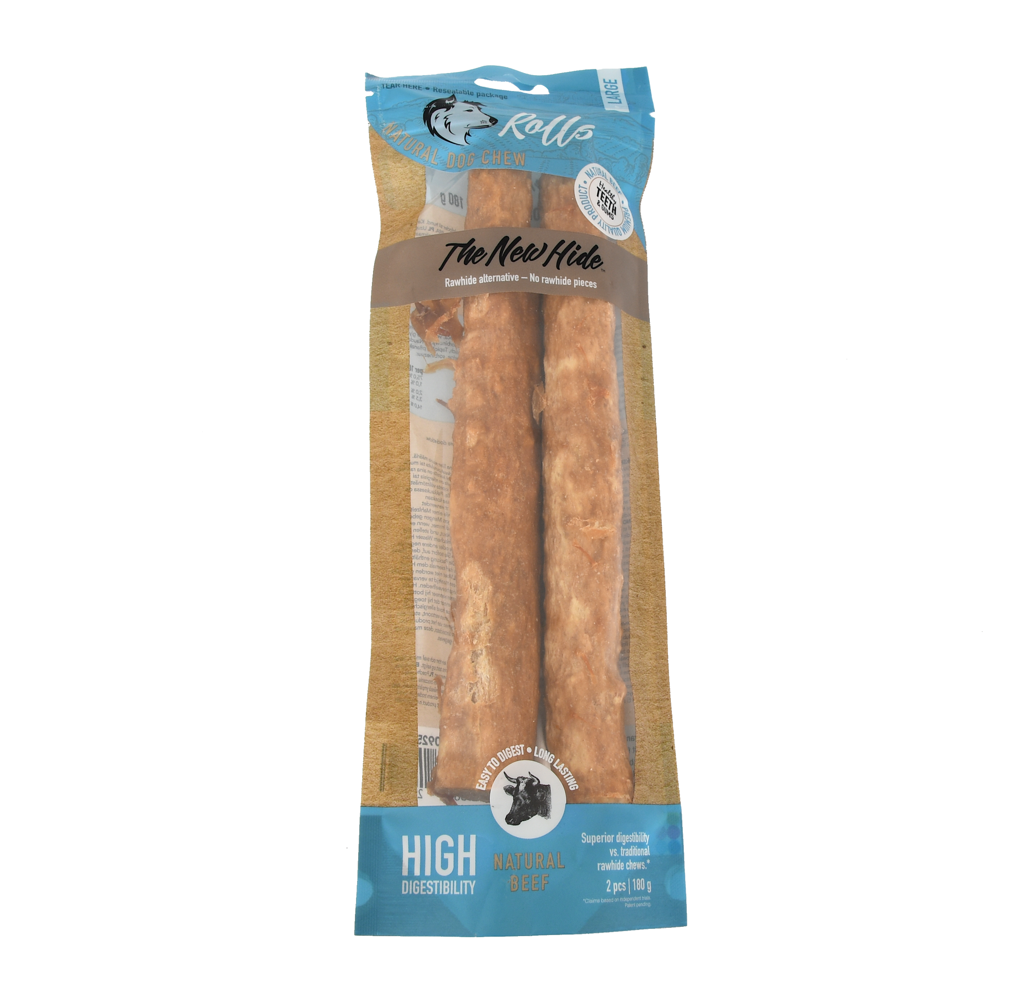 Den Nye Hide Store Rulle 10'' 2pk Oksekød