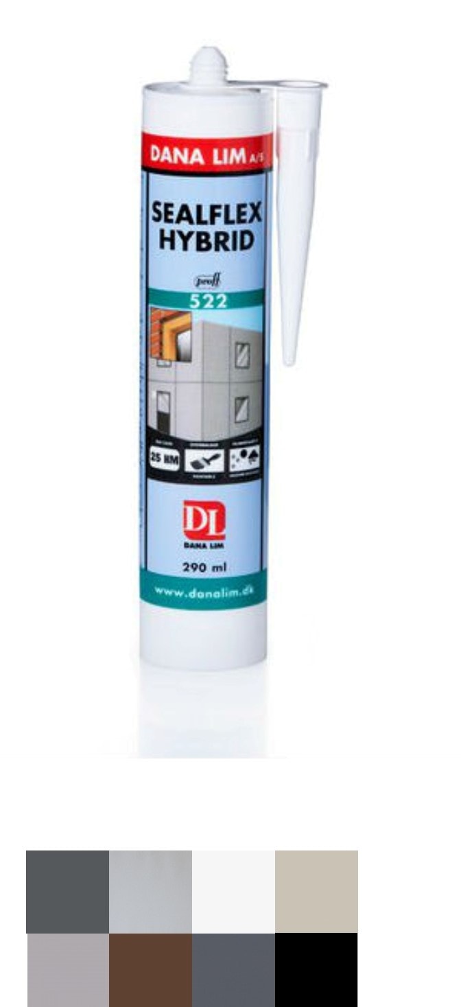 Dana Sealflex hybrid 522 i sort 290 ml -