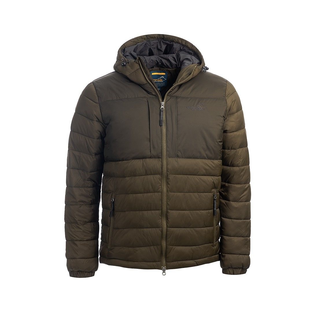 Arrak Outdoor Warmy Herren Daunenjacke Olivgrün