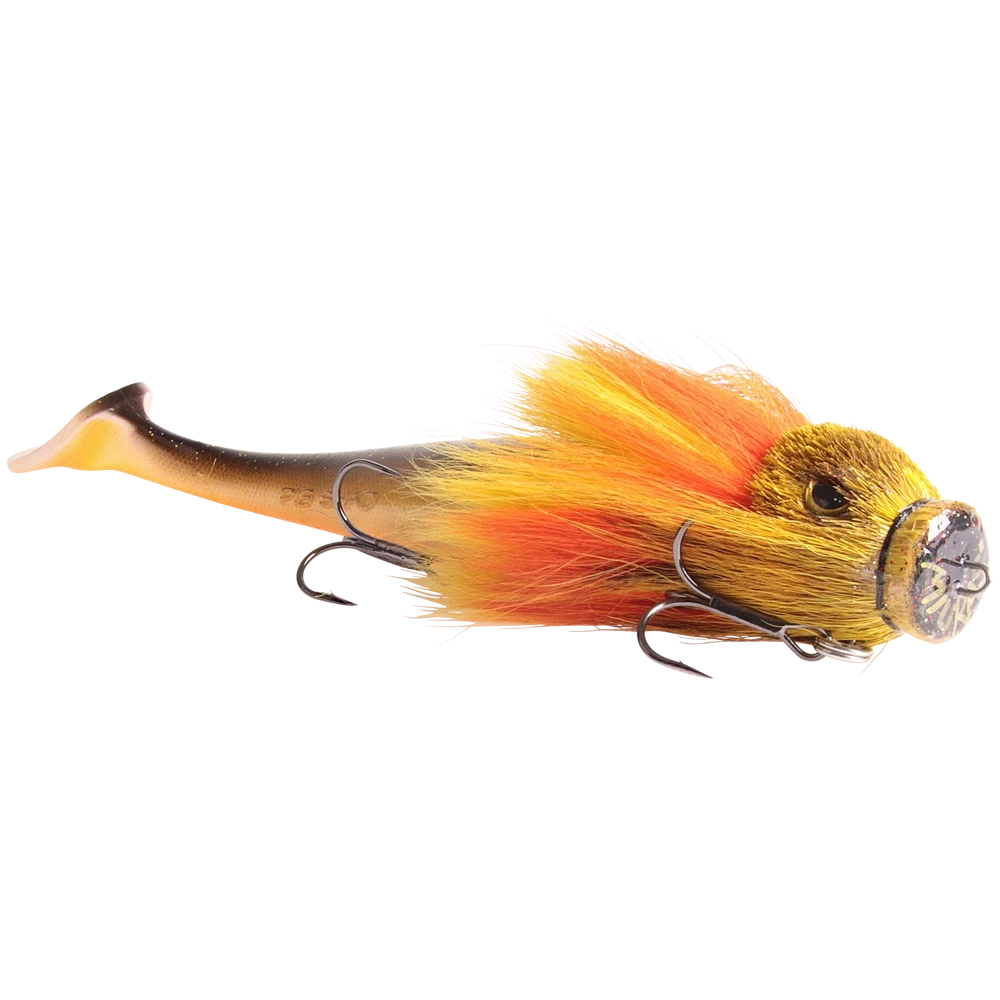 Miuras Mouse Pig Shad 26cm 115g - Sunset - Dirty Roach