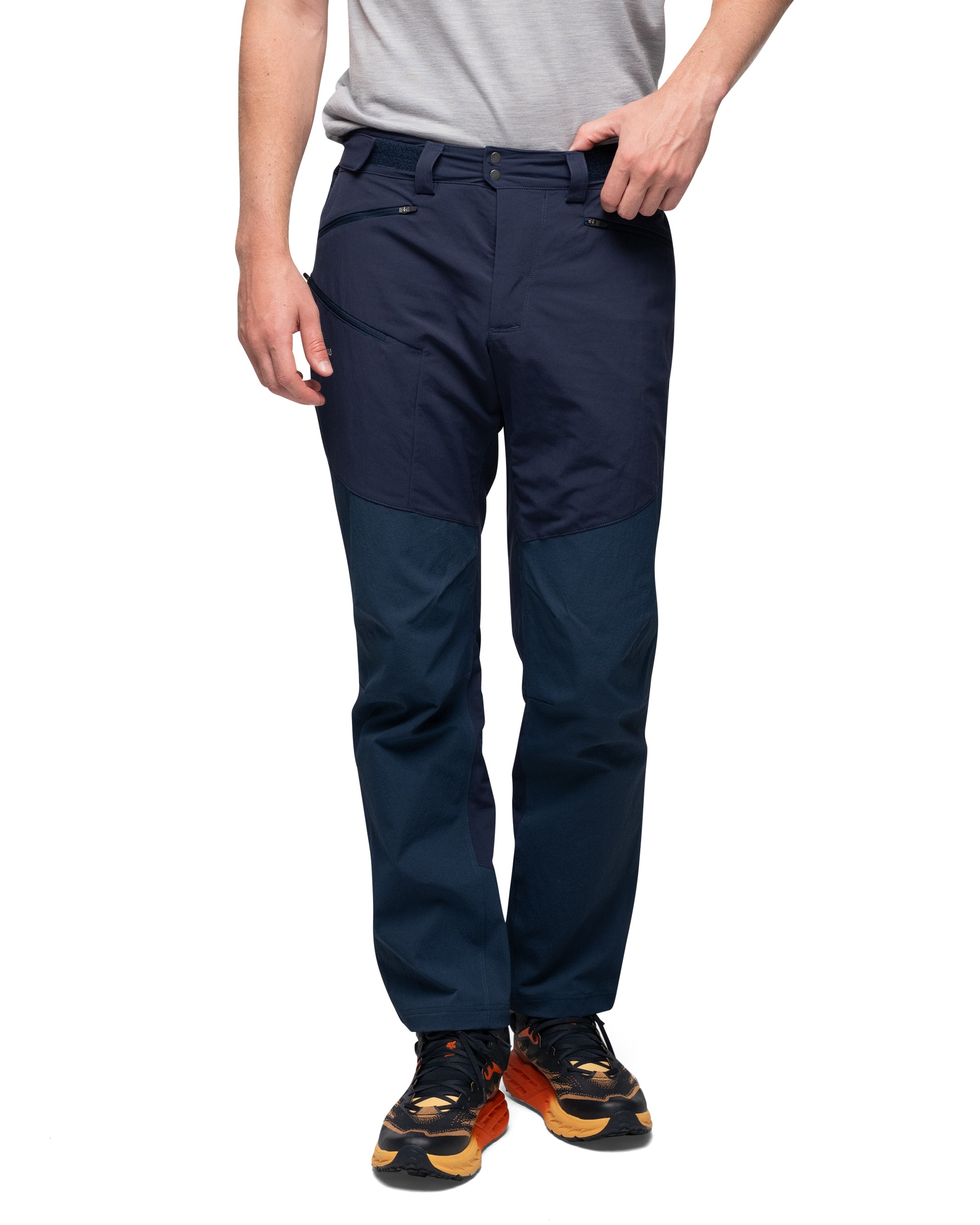 Bergans Alpine Softshell Byxor Herr Marinblå