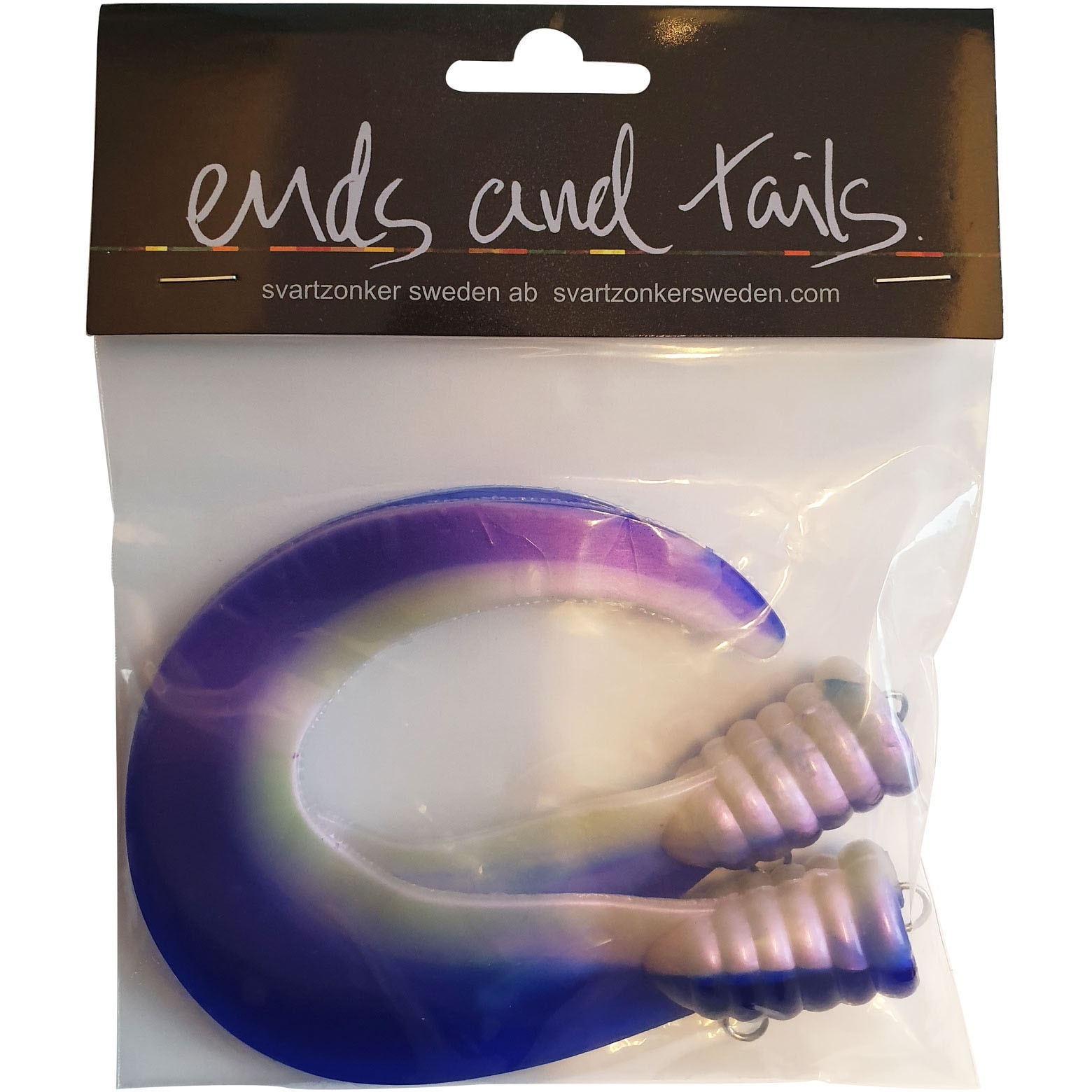 Svartzonker Big Tail Reverse Blue Pearl White 2-pack -