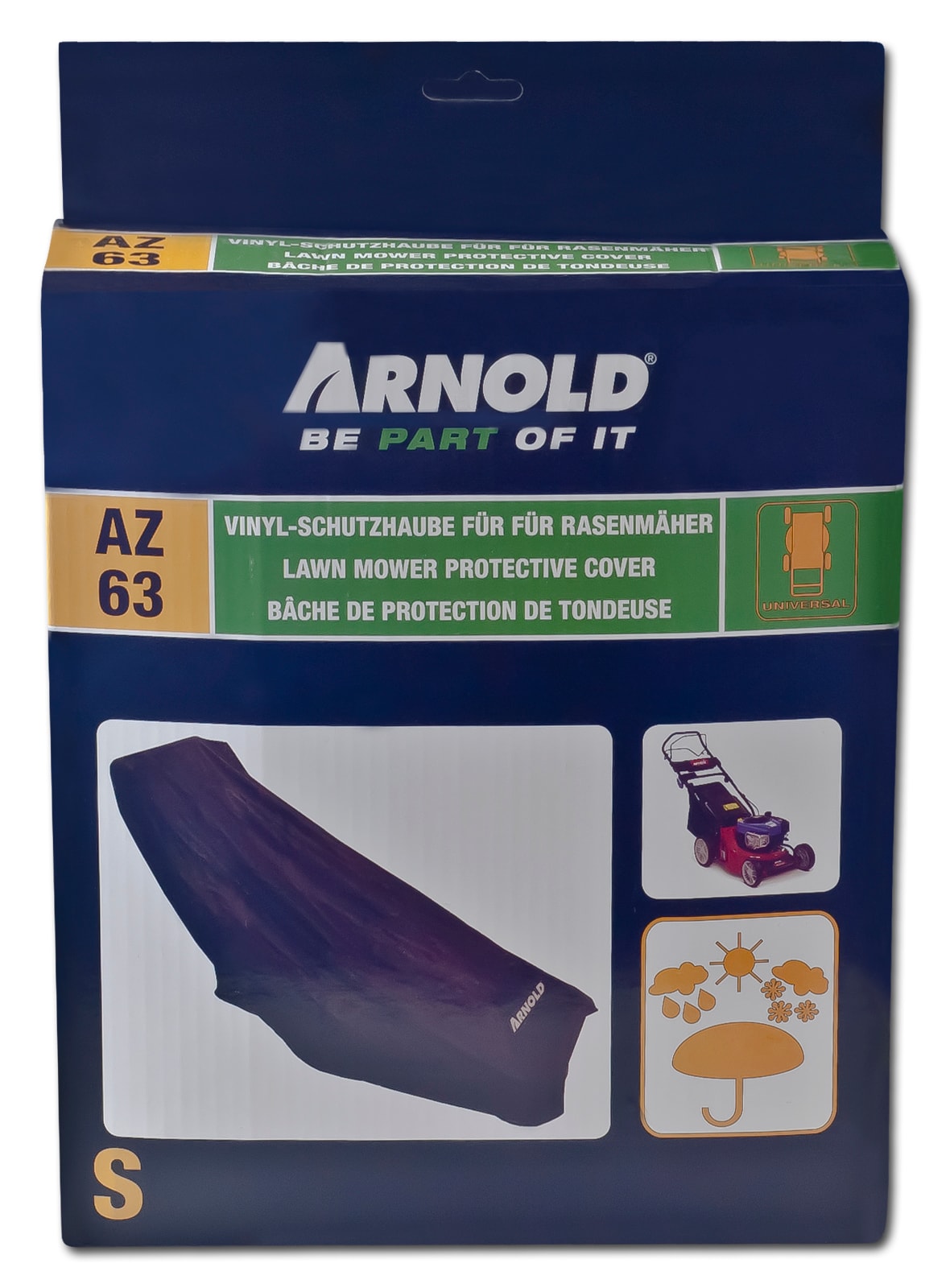 Schutzabdeckung aus Vinyl für Rasenmäher