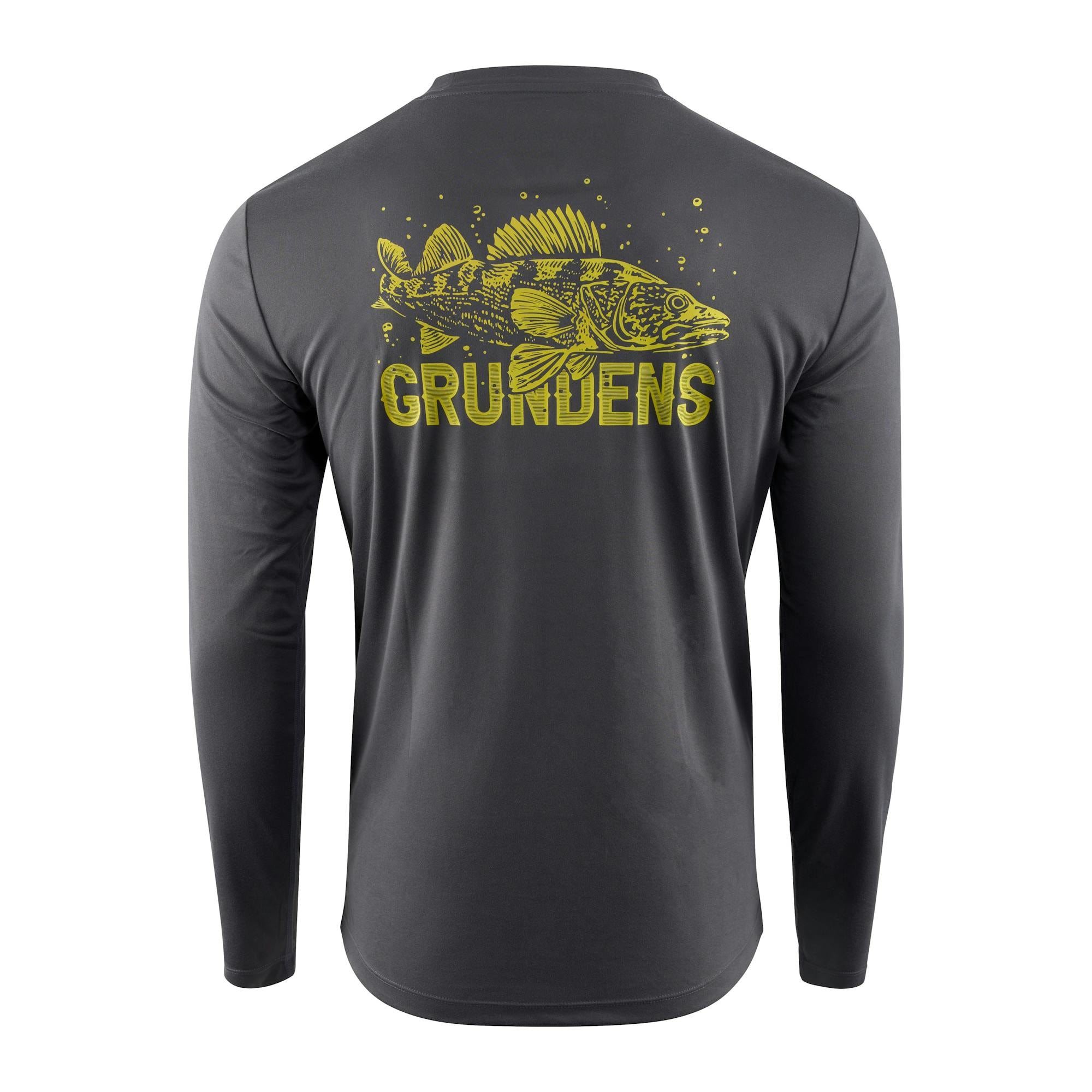 Grundens King of the Lakes Långärmad Tech T-Shirt Anchor