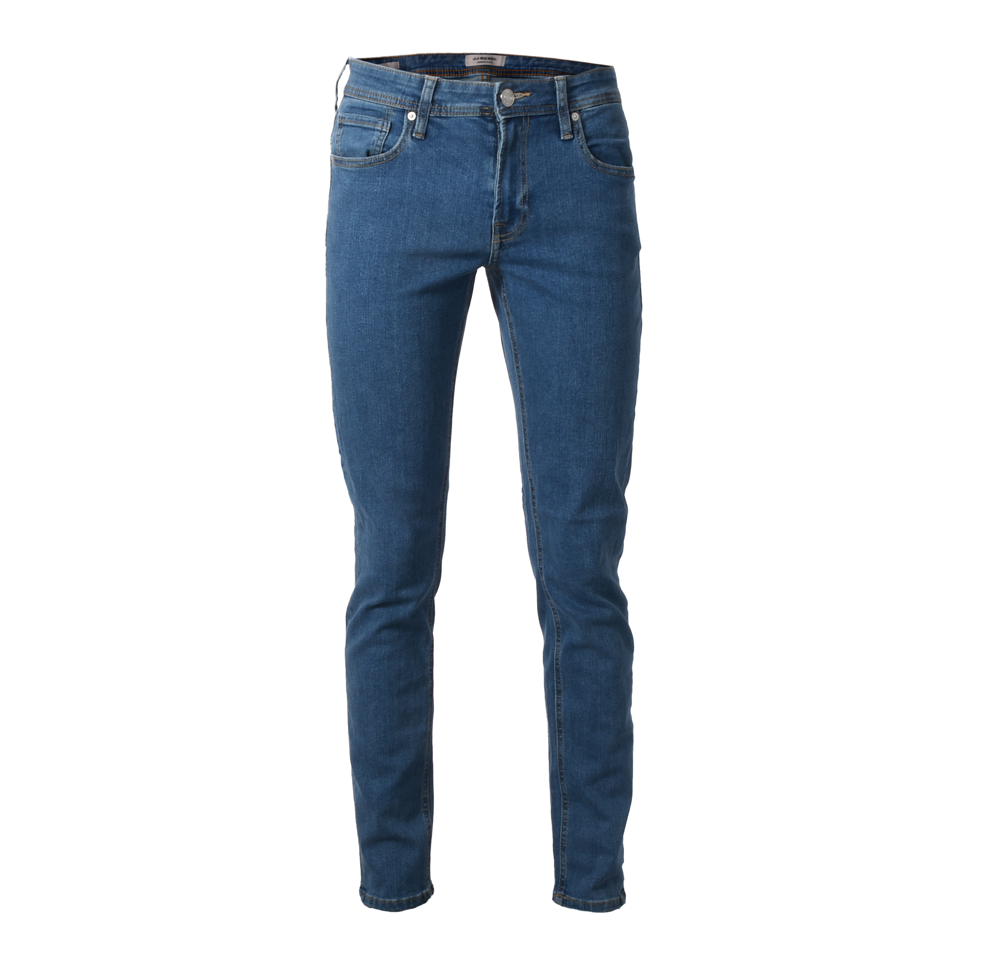 JJ REBEL Luke Jeans Slim fit Mørkeblå Herre -