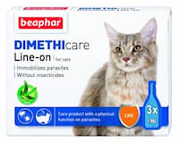 Beaphar Flea & Tick Line On (Dimethicone) Cat 3Vials