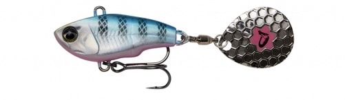 Savage Gear Fat Tail Spin 16 g Blue Silver Pink -