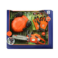 Husqvarna Spielzeug-Kettensäge 550XP mit Schutzausrüstung