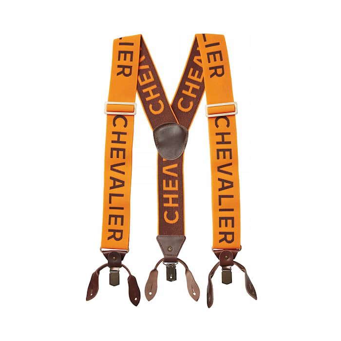 Chevalier Chevalier Logo Suspenders High Vis Orange One Size