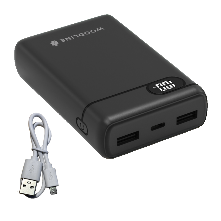 Woodline Powerbank 3,7V 10000mAh