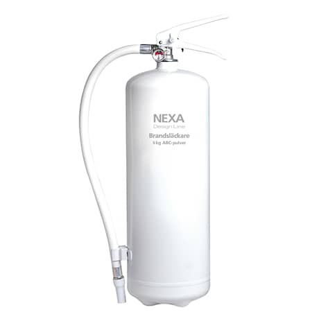 Nexa Brandsläckare 6kg Pulver 43A 233B C Vit
