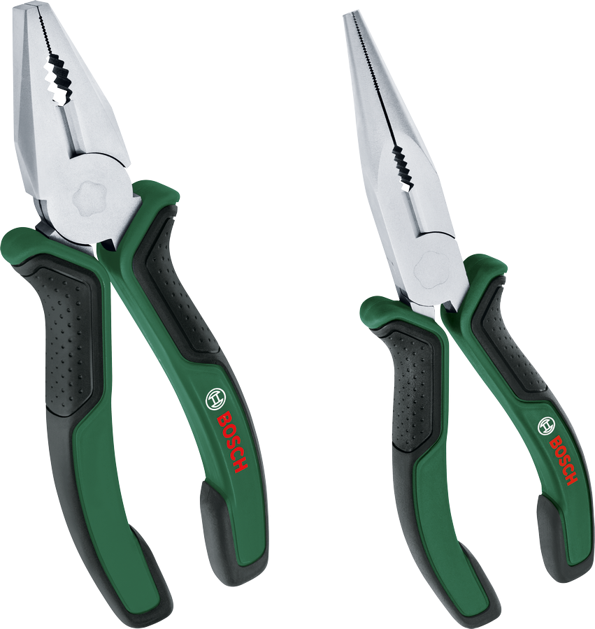 Bosch DIY Pihdisarja, 2 osaa (yhdistelmä- & kärkipihdit)