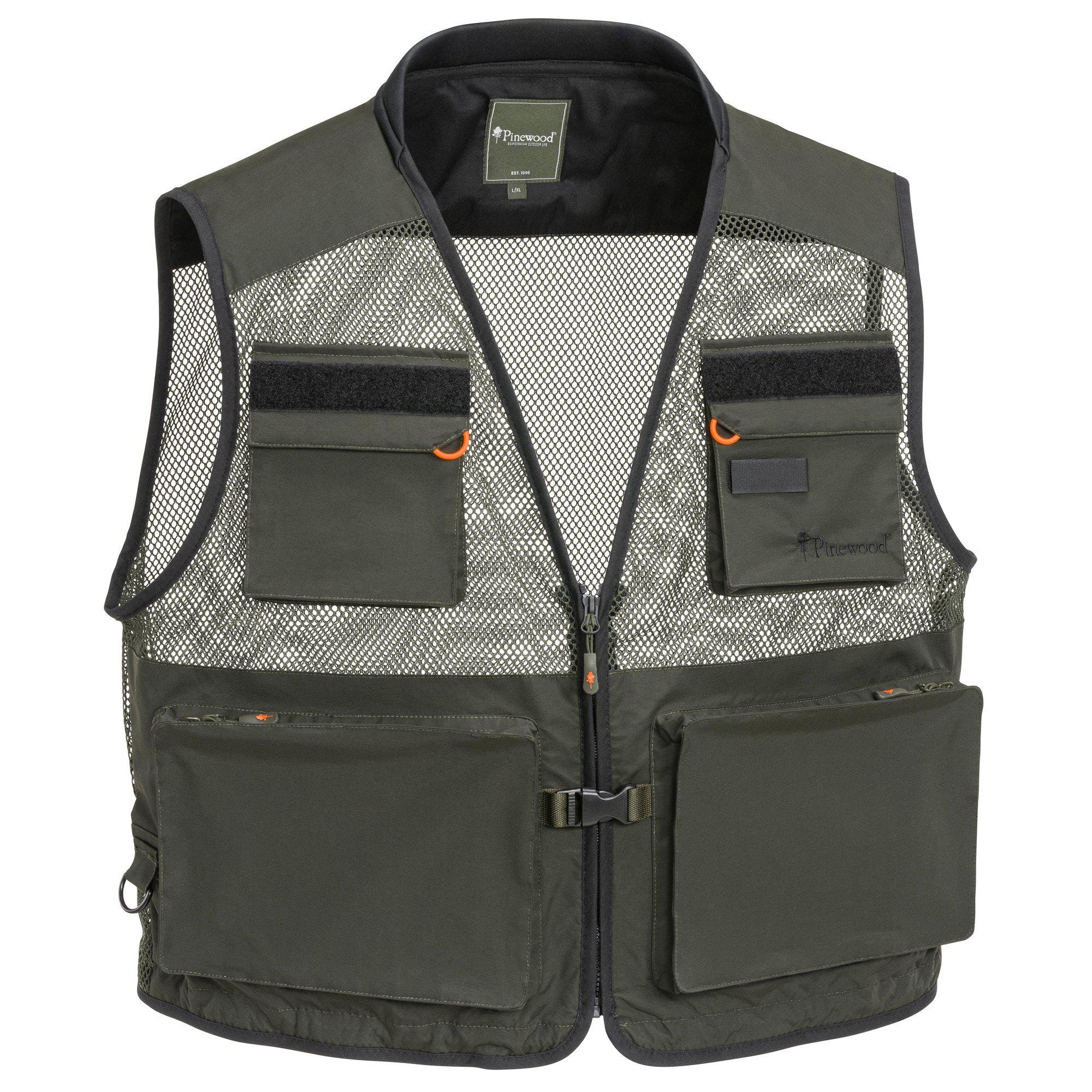 Pinewood Active Fishing Väst Herr Dark Green