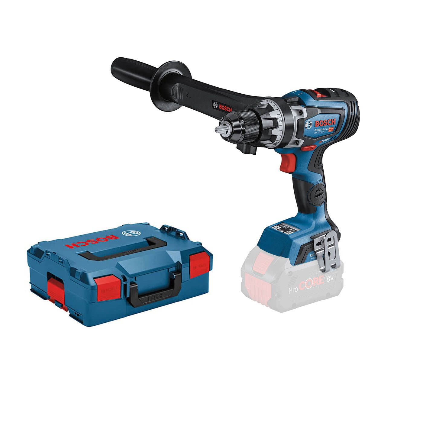 Bosch Skruvdragare GSR 18V-150 C i L-BOXX utan batteri & laddare
