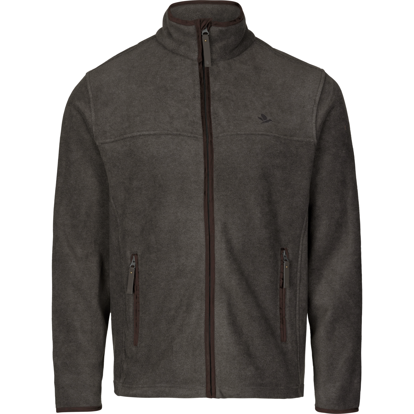 Woodcock Earl Fleece Jacka Dark Grey Melange S -