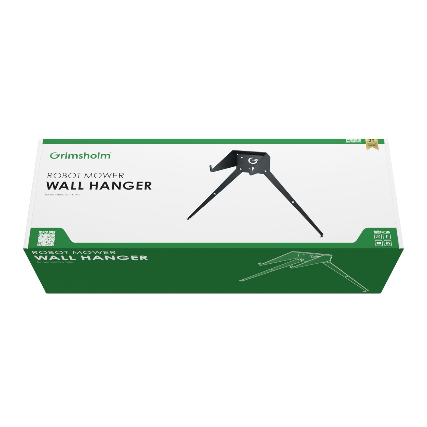 Grimsholm Vägghängare till Mammotion Yuka