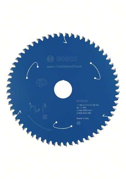 Bosch Sågklinga Expert for Laminated Panel 190x30mm 60T