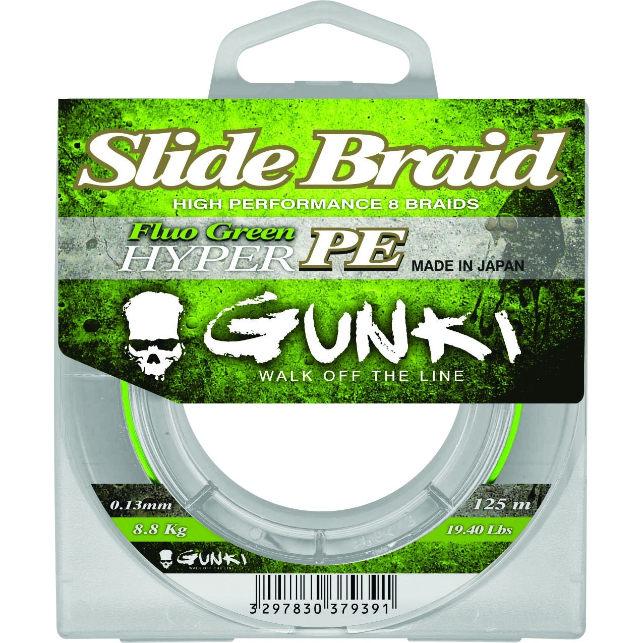 Gunki Slide Braid Fiskelina