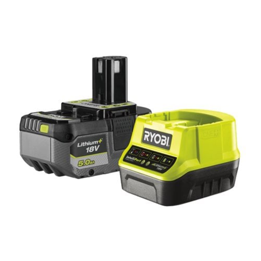 Ryobi RC18120-150x 5.0Ah batteri och laddare ONE+