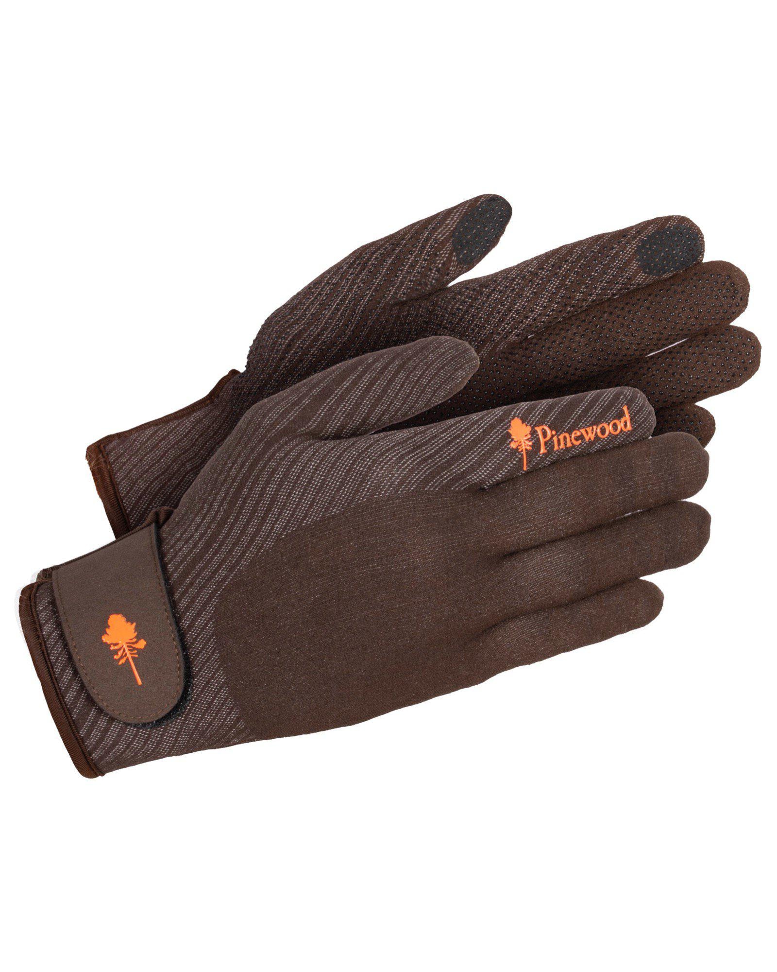 Pinewood Hunters Stretch Extreme Handskar Mossgreen/Dark Brown