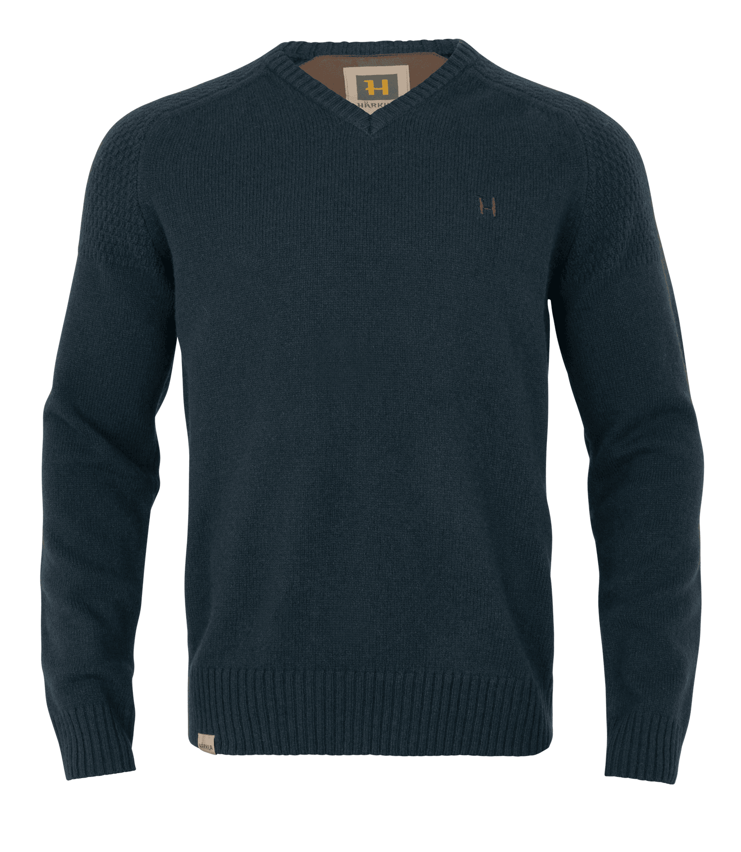 Härkila Vincent Merino V-Neck Sweater Men Dark Navy