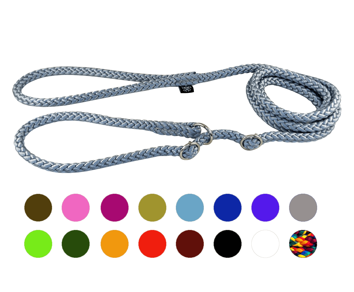 Alac Retrieverkobbel 10 mm – 190 cm – med ring og doble stopper