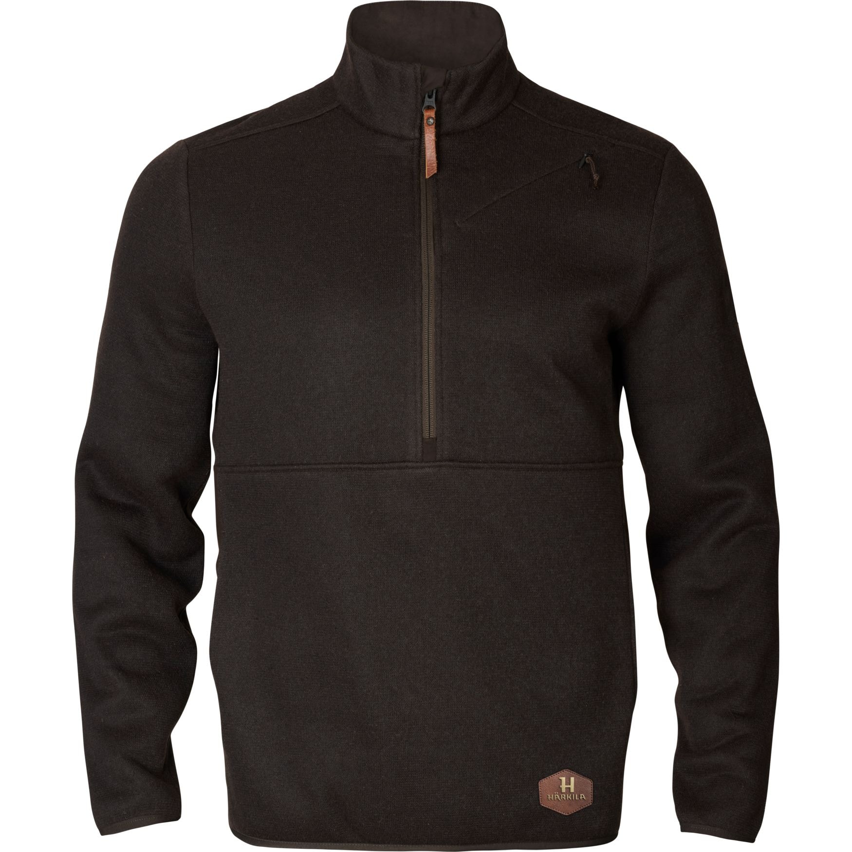 Härkila Metso half zip Shadow brown