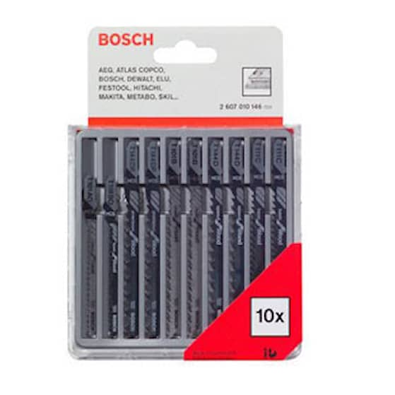Bosch 10-delers stikksagbladsett Tre