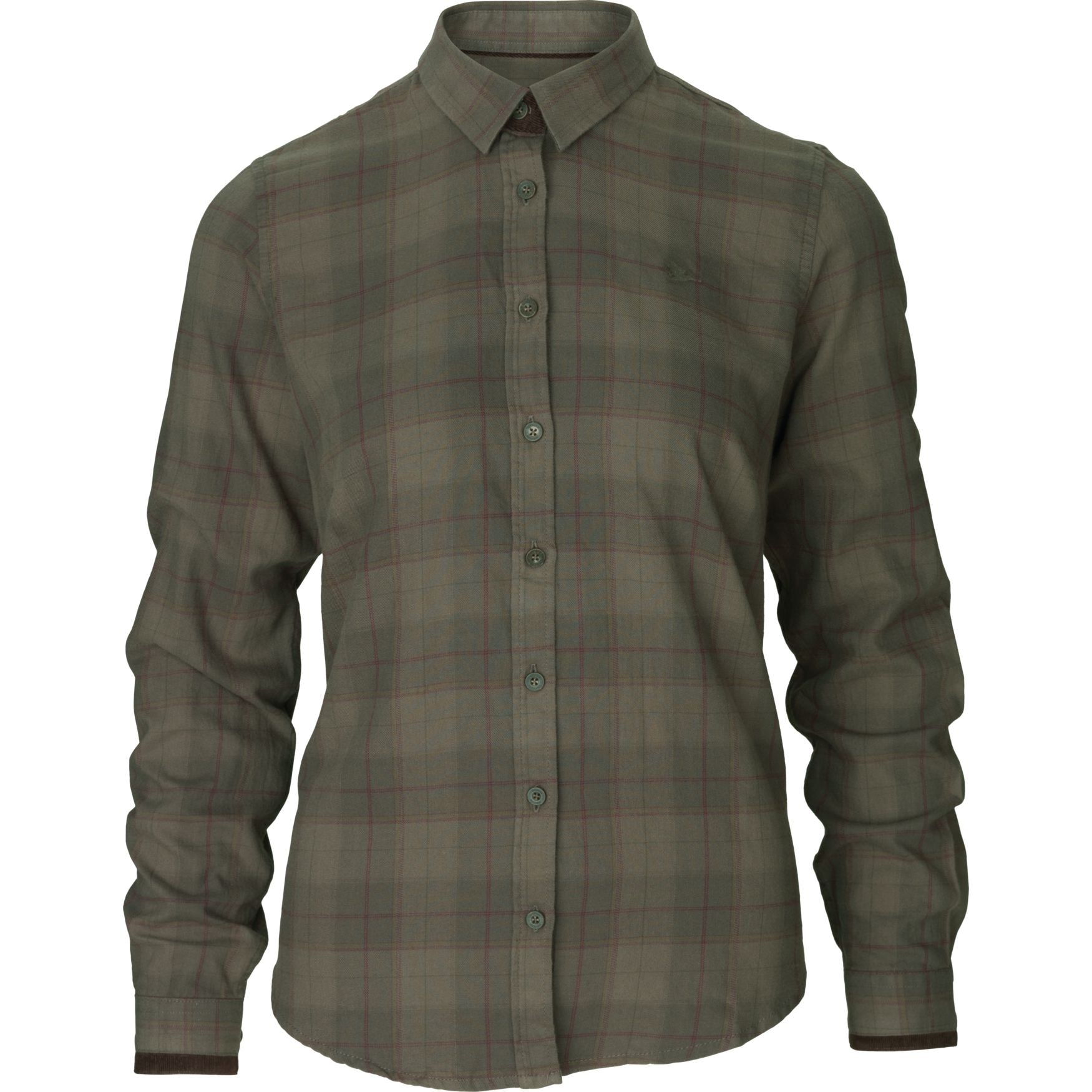 Seeland Range Lady skjorta Pine green check