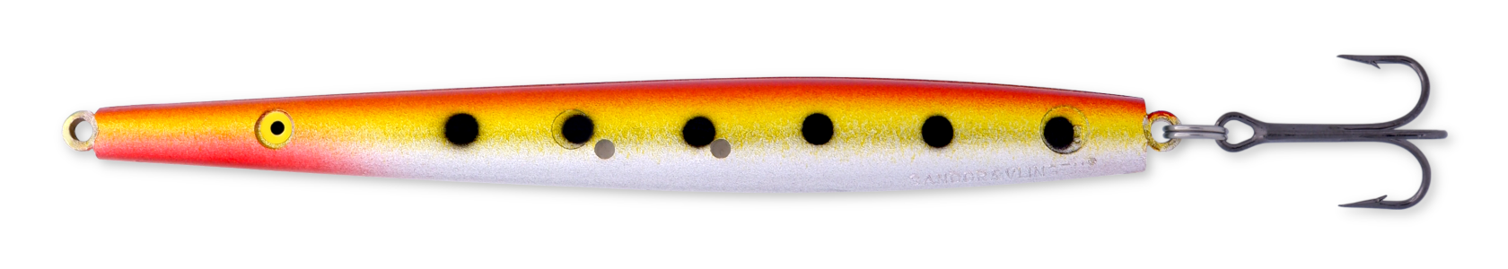 Gladsax Sandgrävlingen Röd/gul glitter 27g