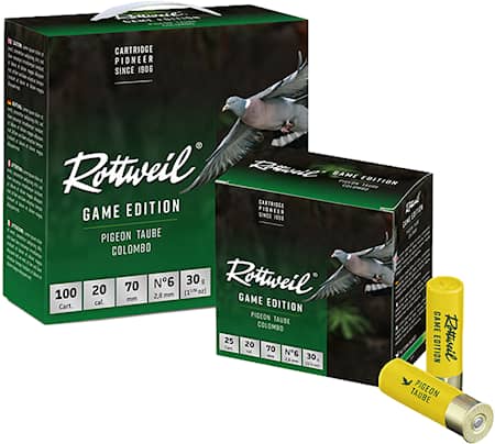 Rottweil Game Edition Duva 20/70 30G US6 100st/låda