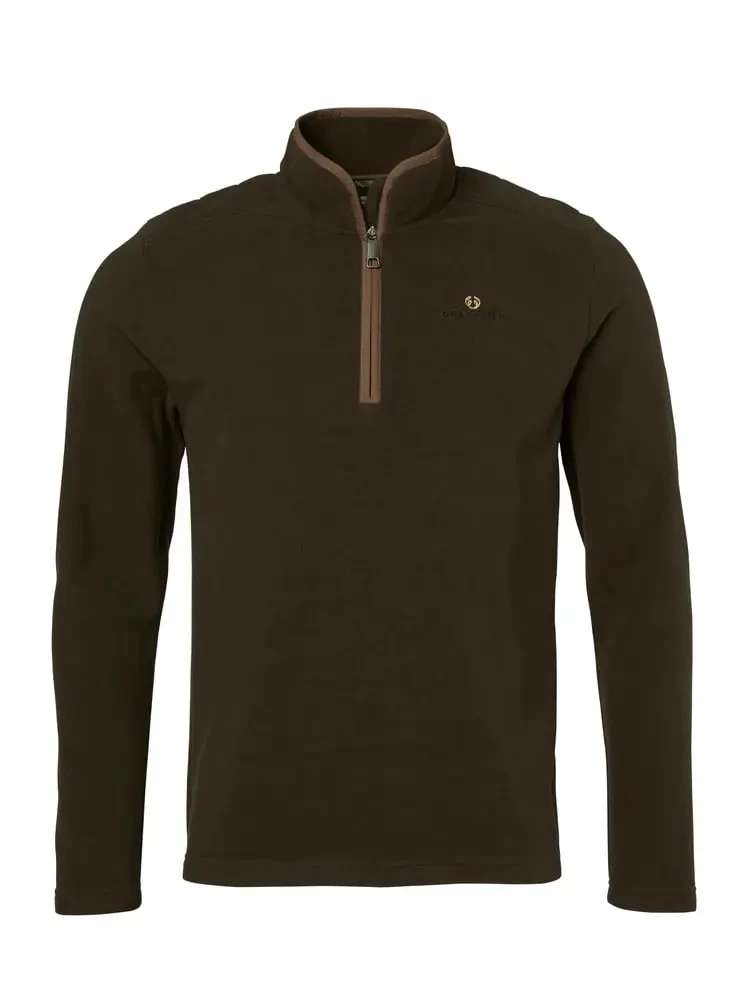 Chevalier Beater Half-Zip Fleecetröja Herr Dark Forest Green