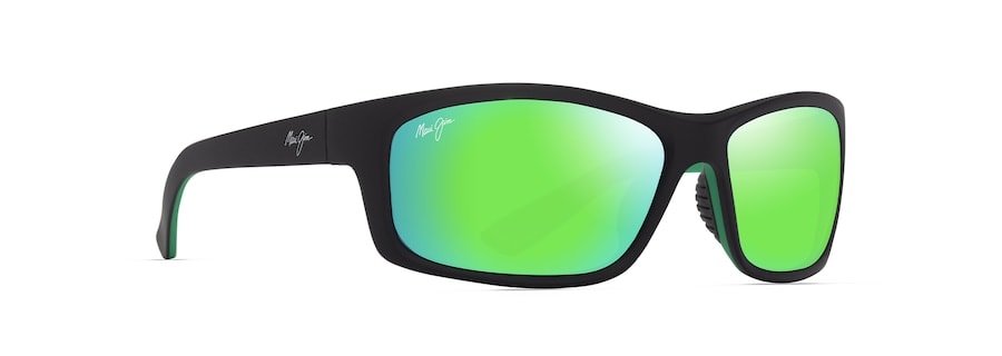 Maui Jim Kanaio Coast Matte Black/Green Solglasögon