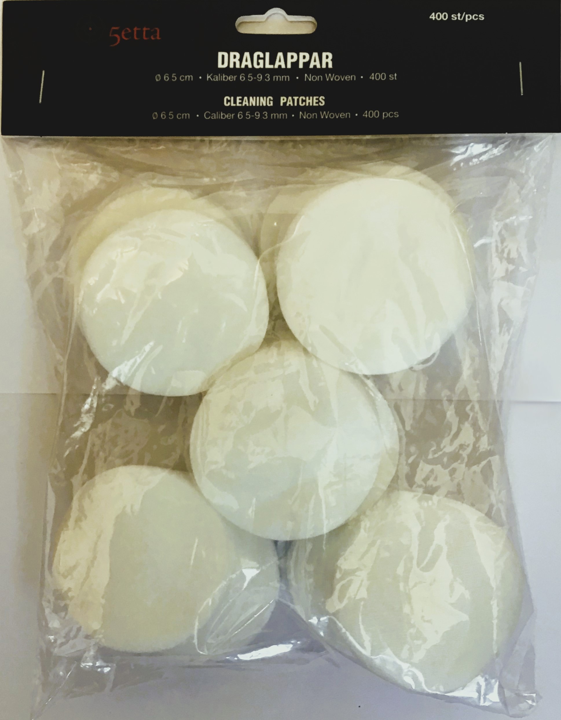 5etta Draglappar 400 st 6,5-9,3 mm