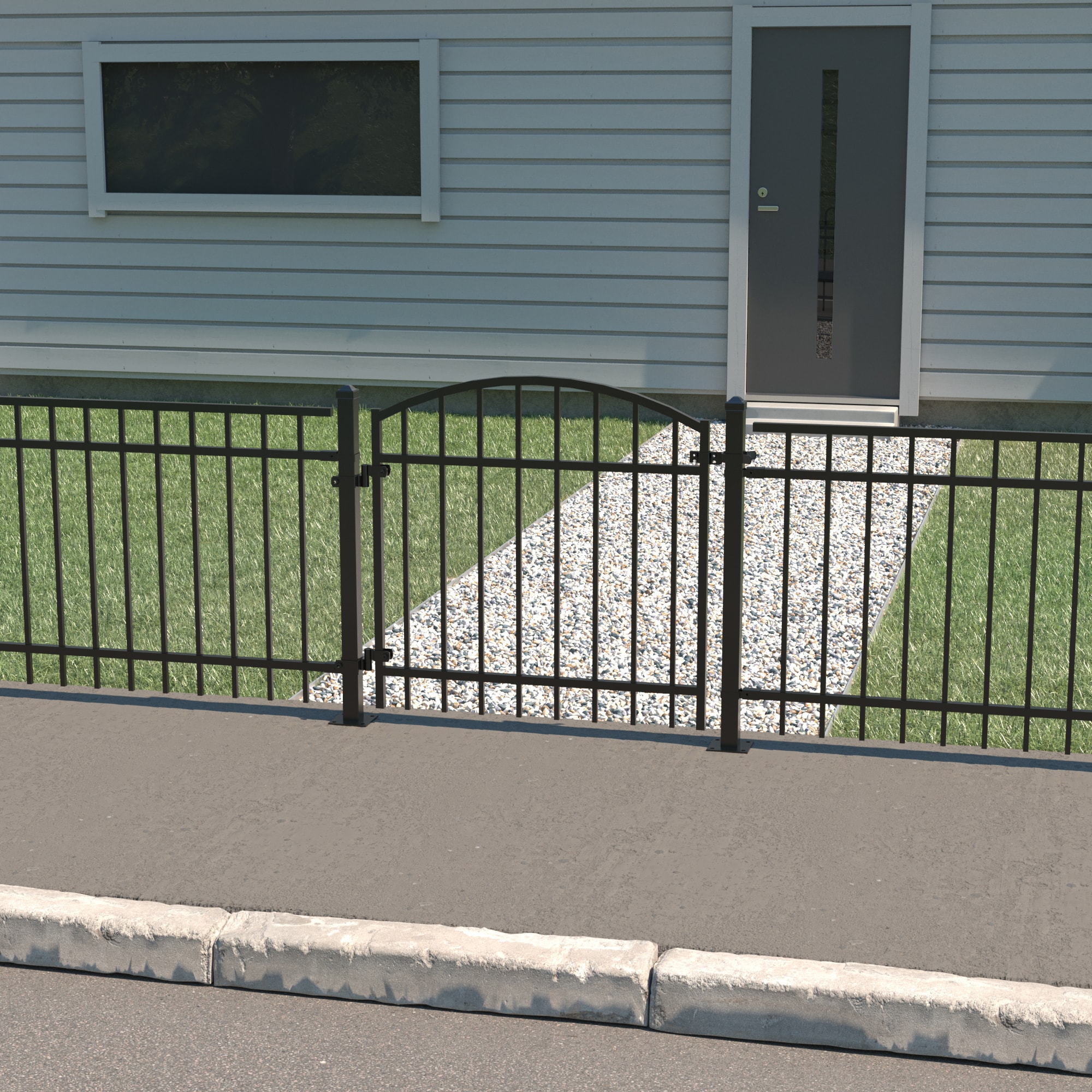 Skotte Garden Populär Populär Grind Grå