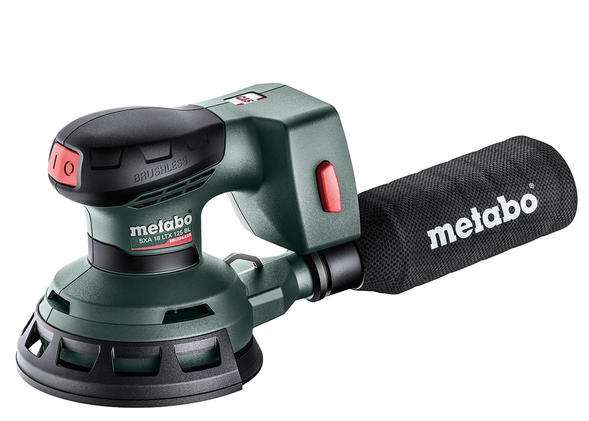 Metabo Epäkeskohiomakone SXA 18 LTX 125 BL 18 V, tukilaikka 125 mm, metaBOX