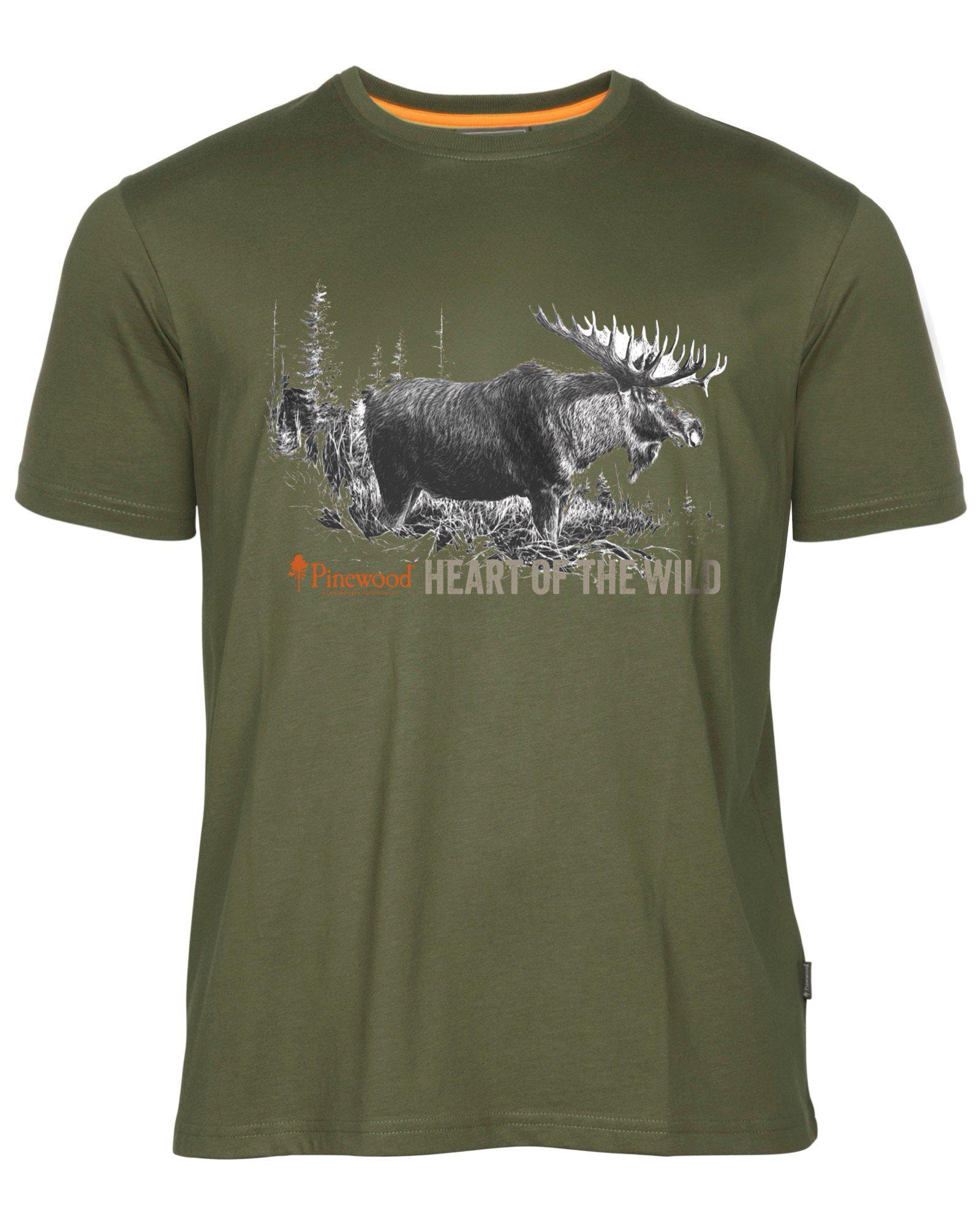 Pinewood Moose T-Shirt Herr Green