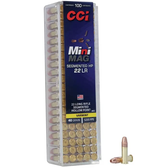 CCI MINI-MAG Segmented HP 22LR