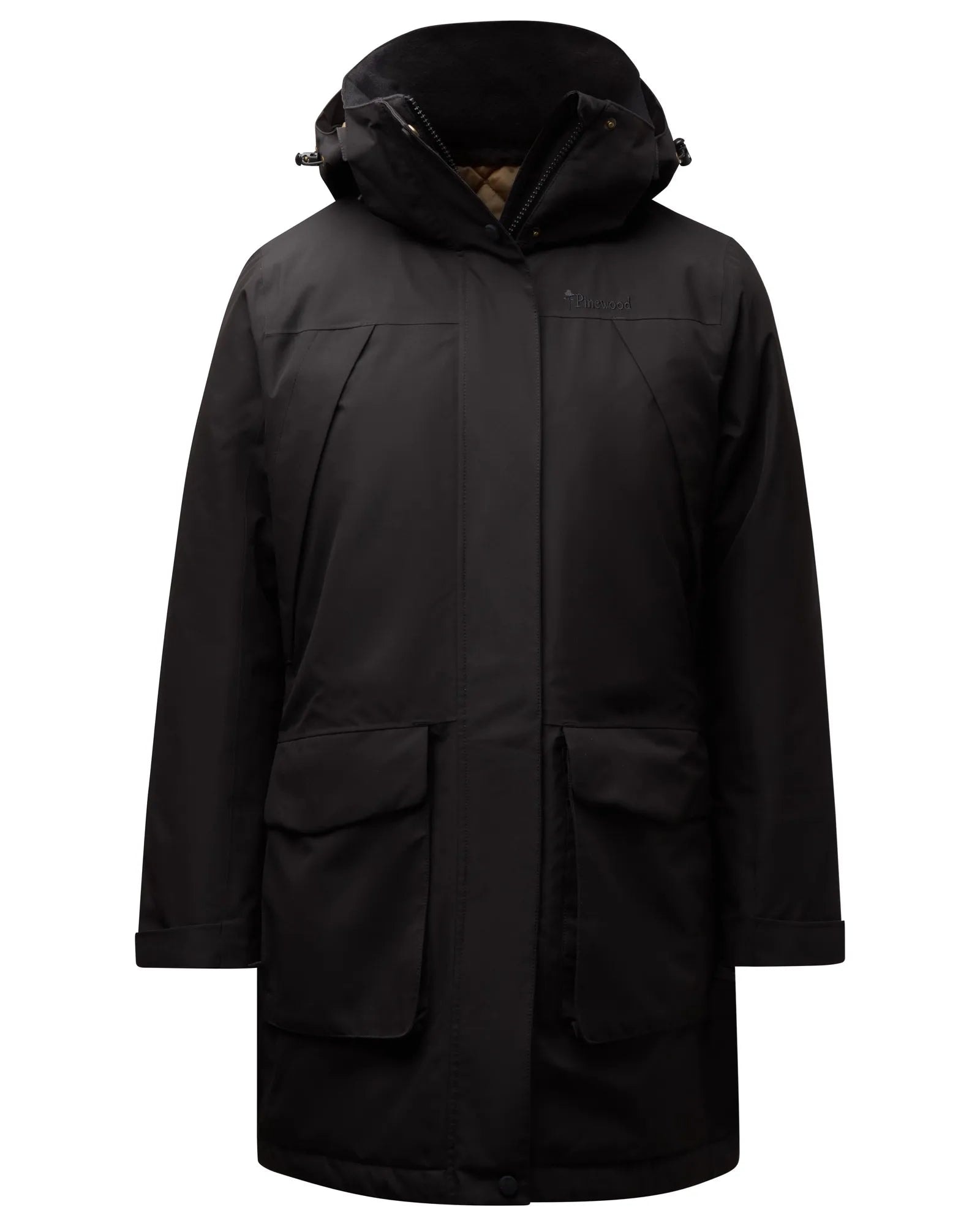Pinewood Wilda Vadderad Parkas Dam Black