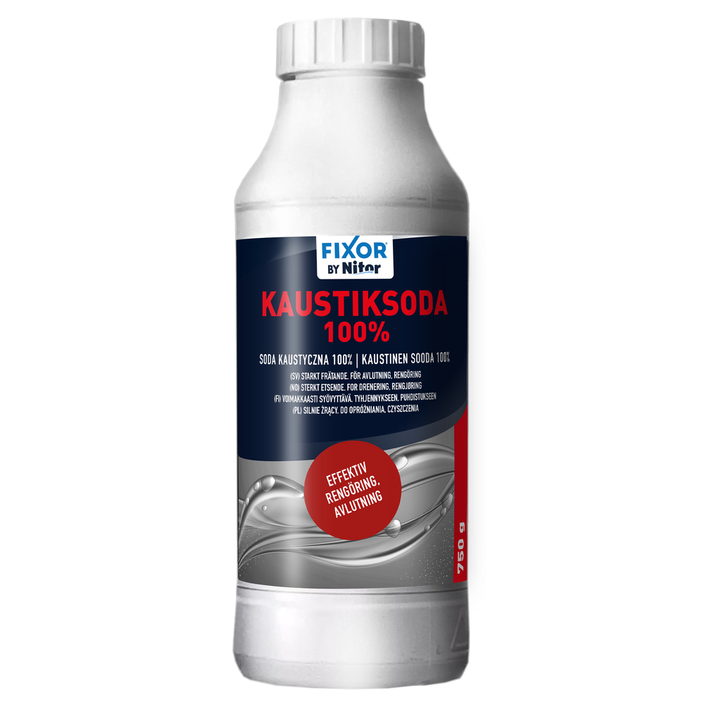 Kaustisk Soda Fixor 750 g