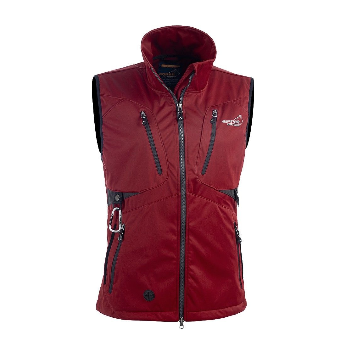 Arrak Outdoor Acadia Softshell Hundeførervest Dame Mørk Rød