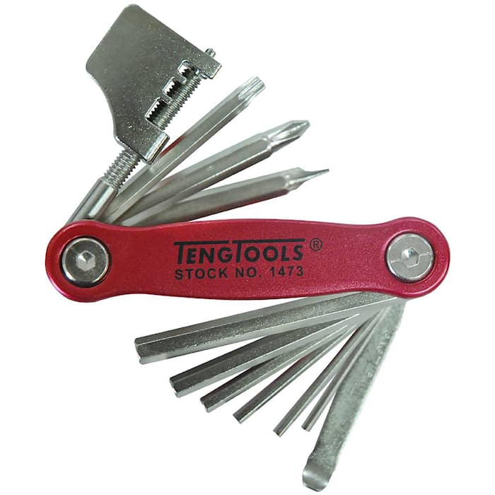 Teng Tools Cykelsats 1473 Insex Metrisk 11 delar