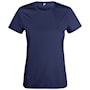 Clique T-shirt funktion dam marin