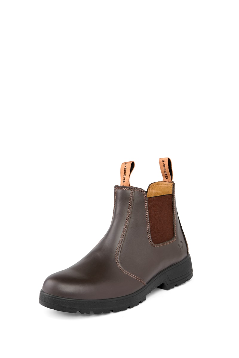 Gateway1 SD Lady 6" Pull-on Chelsea Boots Dam Coffee