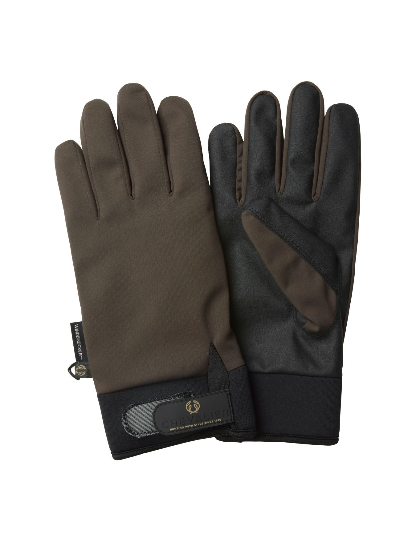 Chevalier Windblocker Warm Skyttehandskar Leather Brown