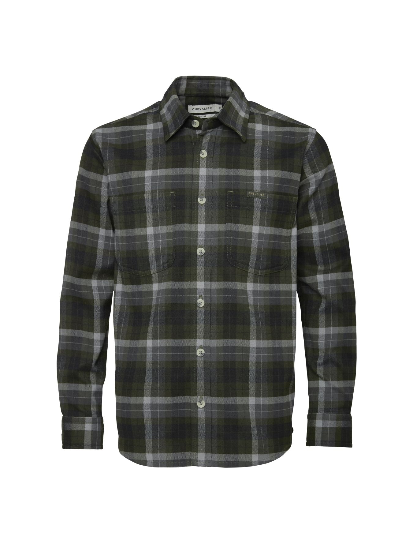 Chevalier Cub Coolmax Shirt Junior Fern Green Checked