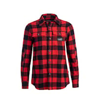 Arrak Outdoor Flannel insulated shirt W Red/black