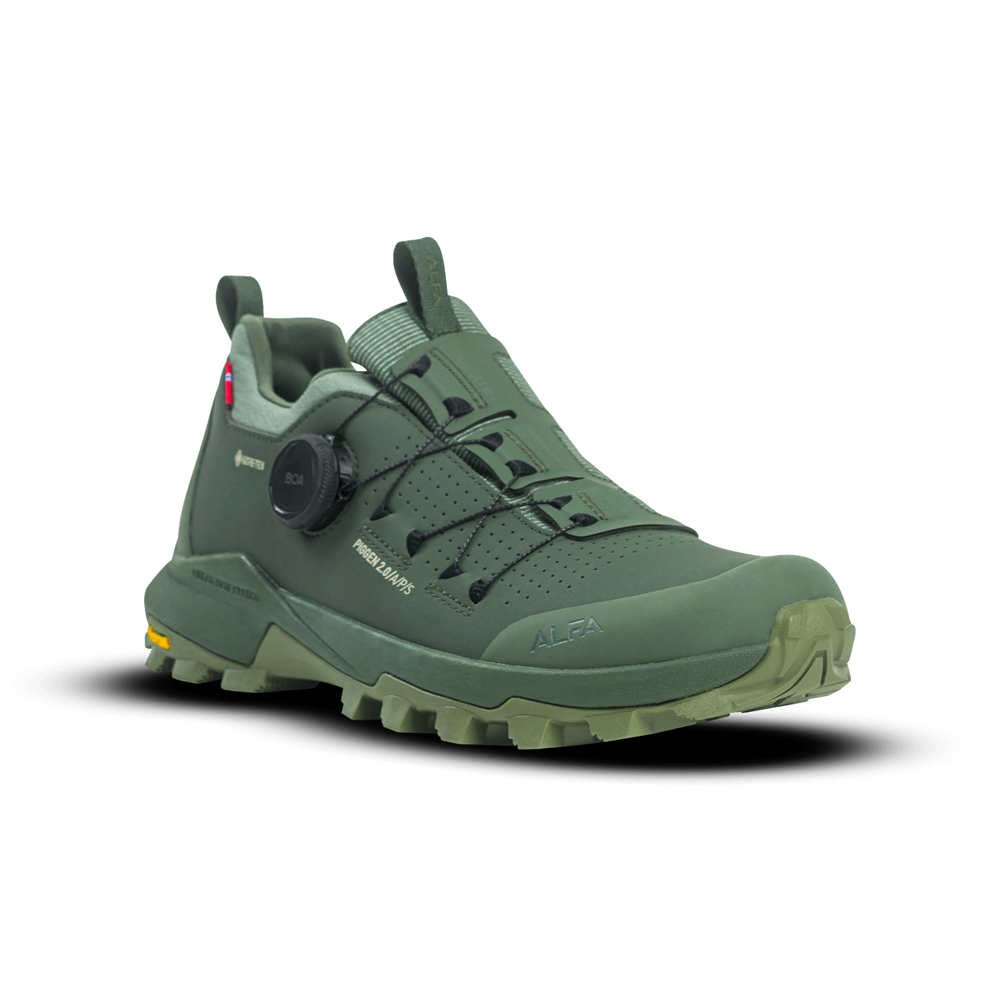 Alfa Piggen 2.0 APS GTX Vaelluskengät Boa-systeemillä 8860 Mies 45 - Kevyt vaelluskenkä