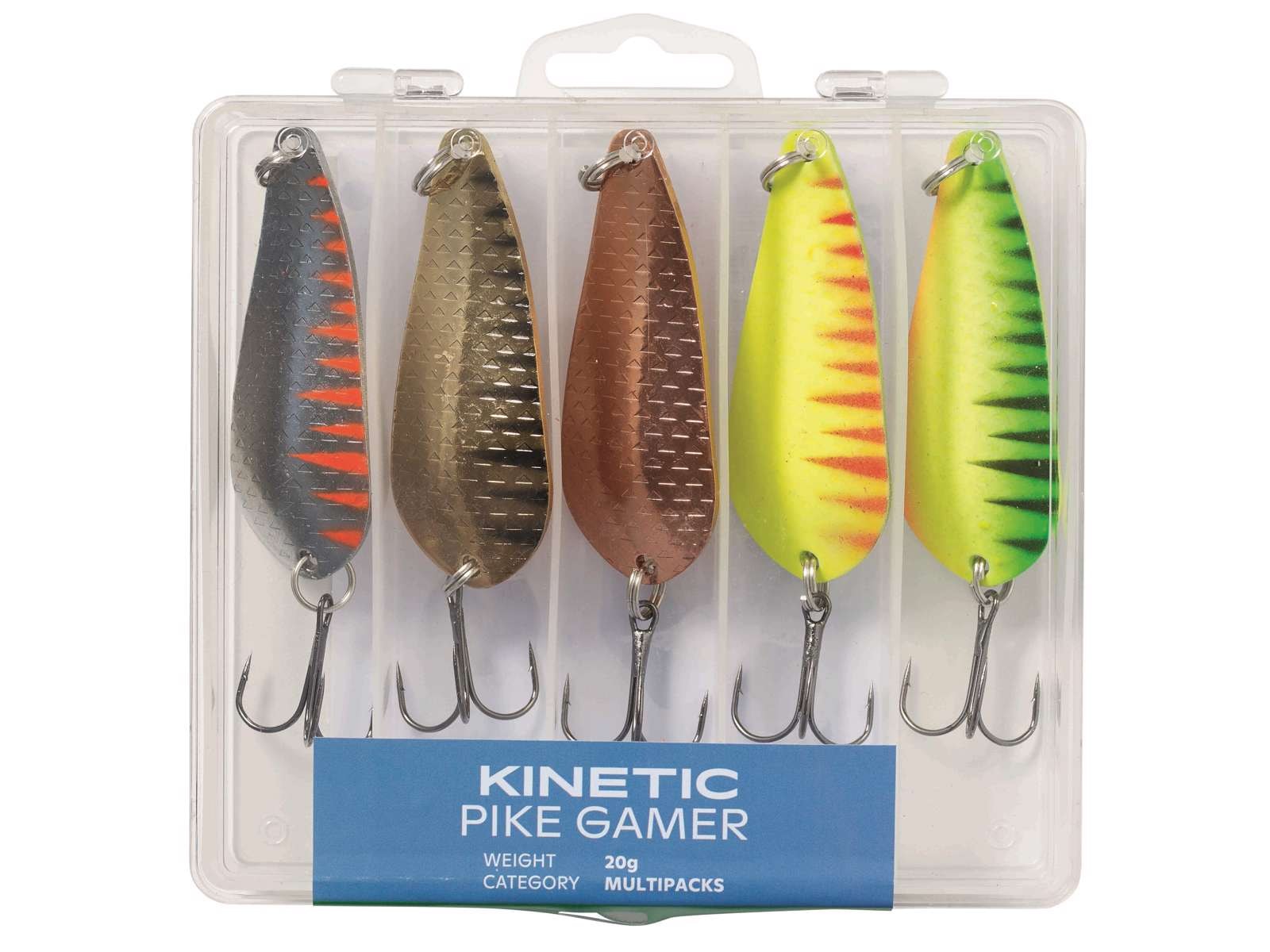 Kinetic Betessortiment Pike Gamer 5-Pack
